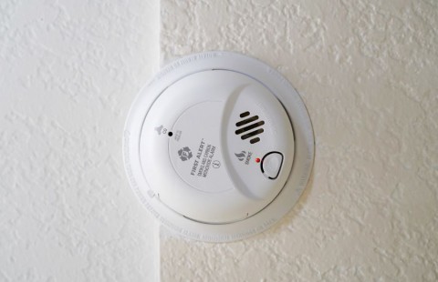 A smoke and CO detector.